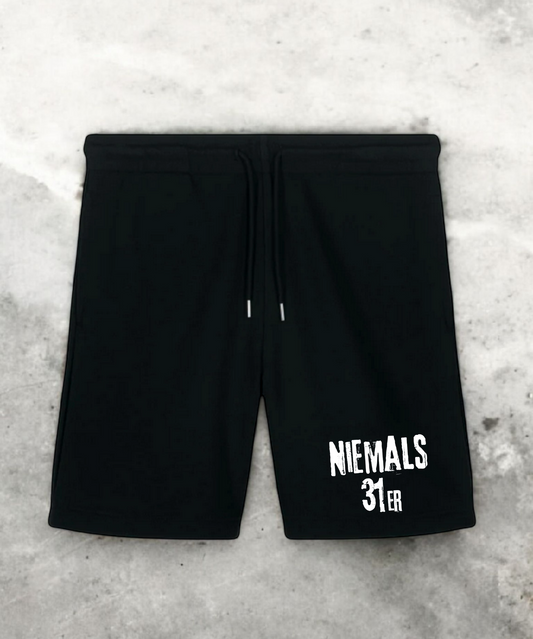 "Niemals 31er" Shorts (schwarz)