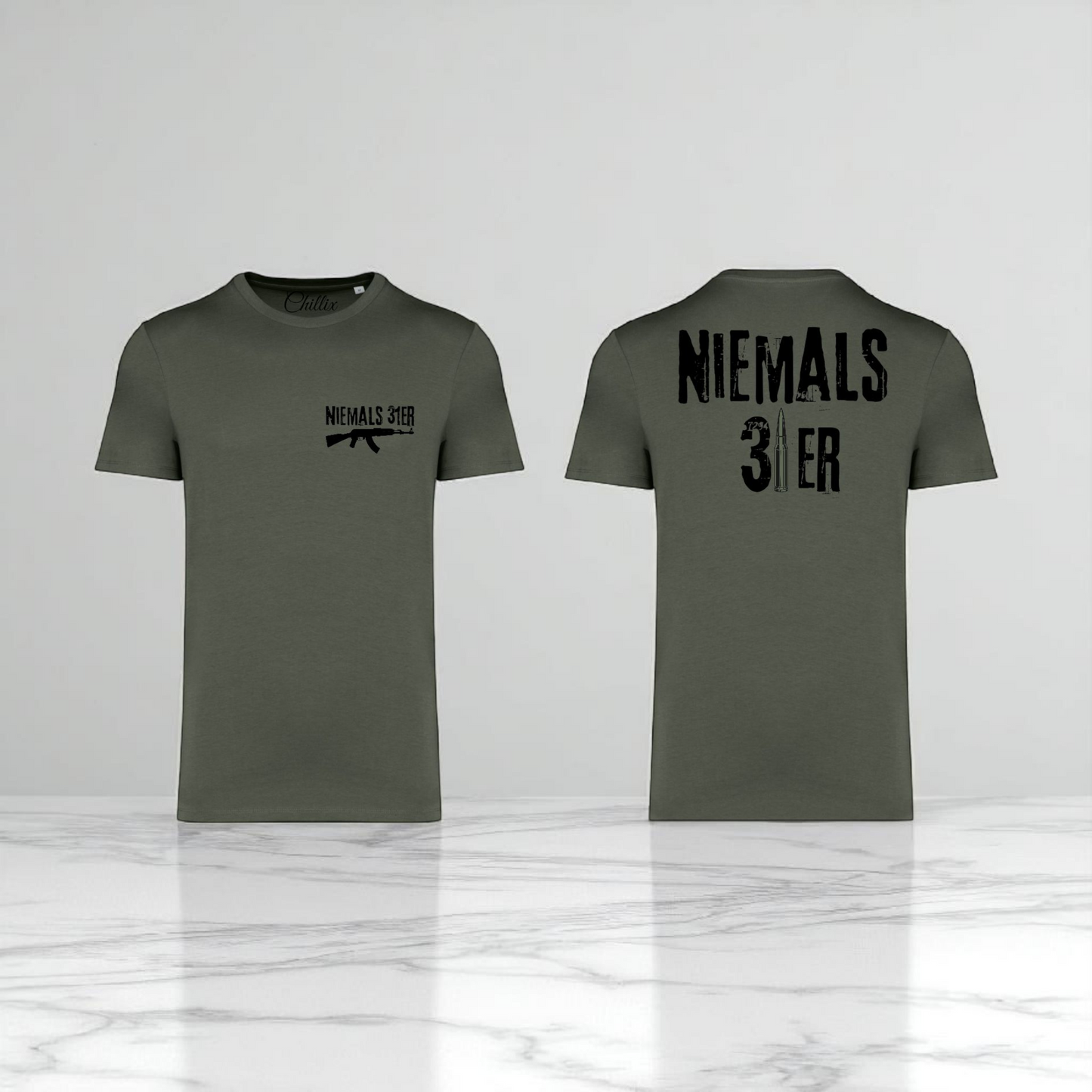 ❗Presale❗"Niemals 31er" T-Shirt (militärgrün)