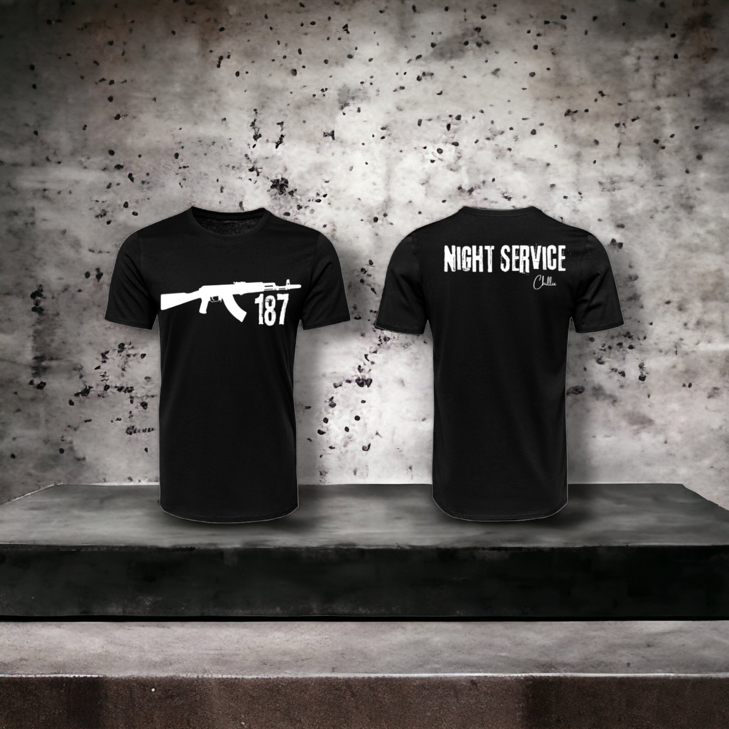 "Night Service" T-Shirt (schwarz)