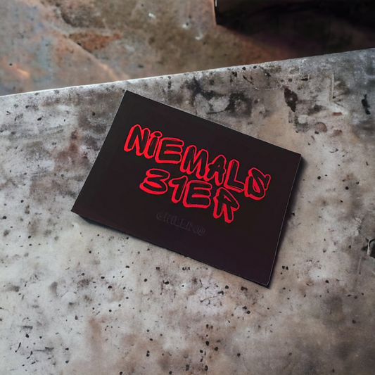"Niemals 31er" Sticker 15 Stk. (schwarz/rot)