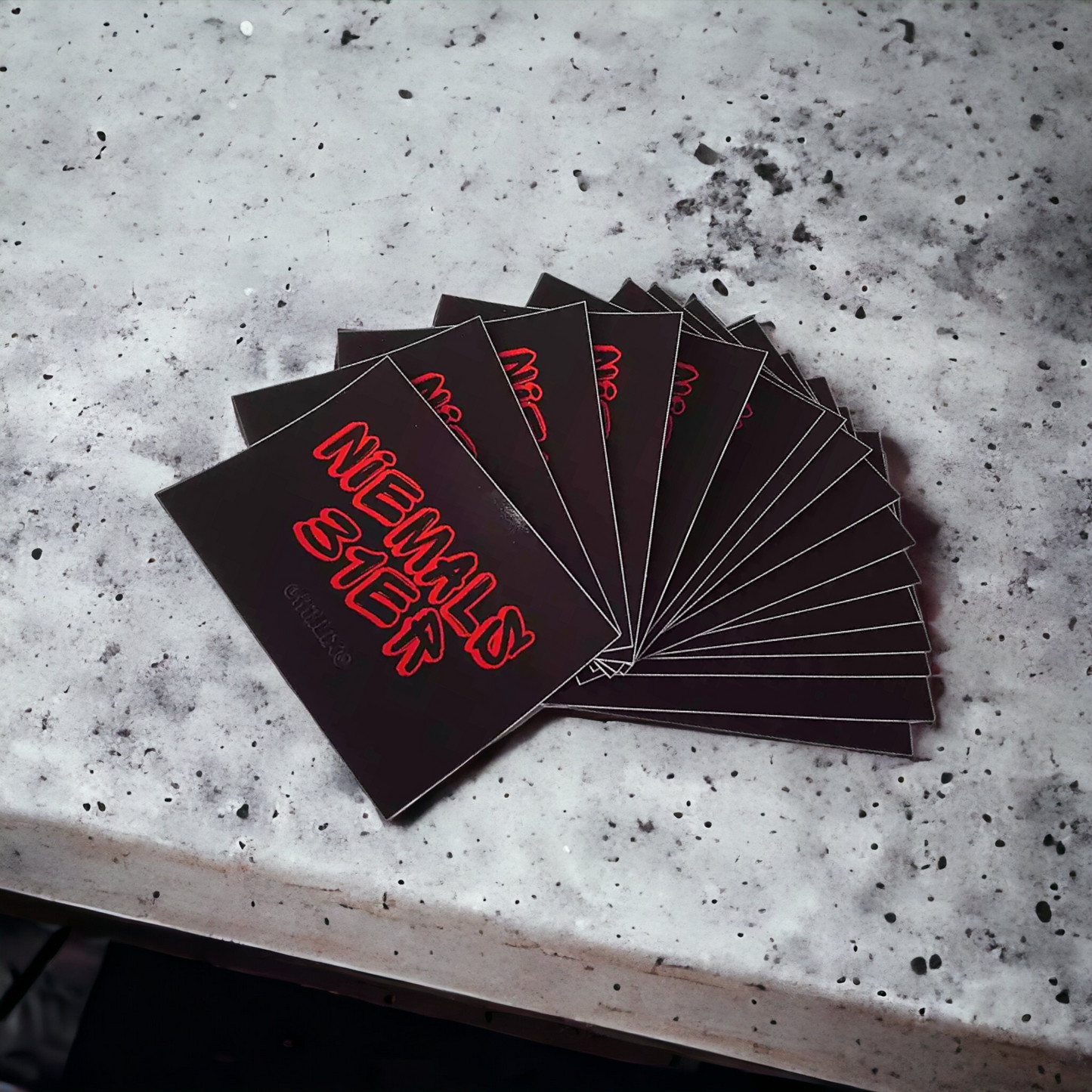 "Niemals 31er" Sticker 15 Stk. (schwarz/rot)