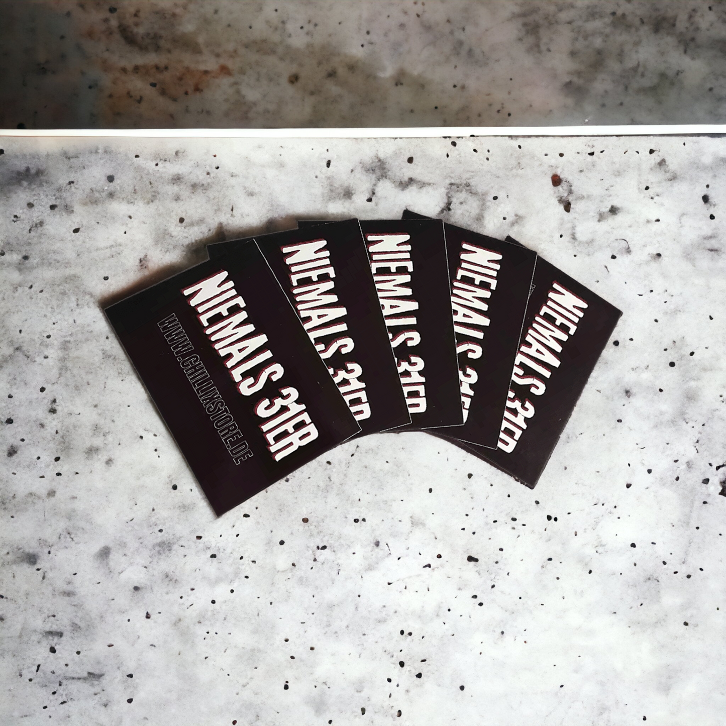 "Niemals 31er" Sticker 15 Stk. (schwarz/weiß) "chillixstore.de"