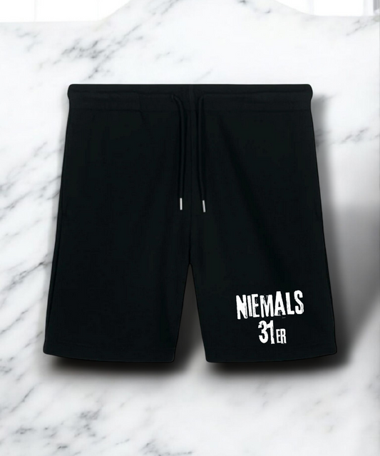 "Niemals 31er" Shorts (schwarz)