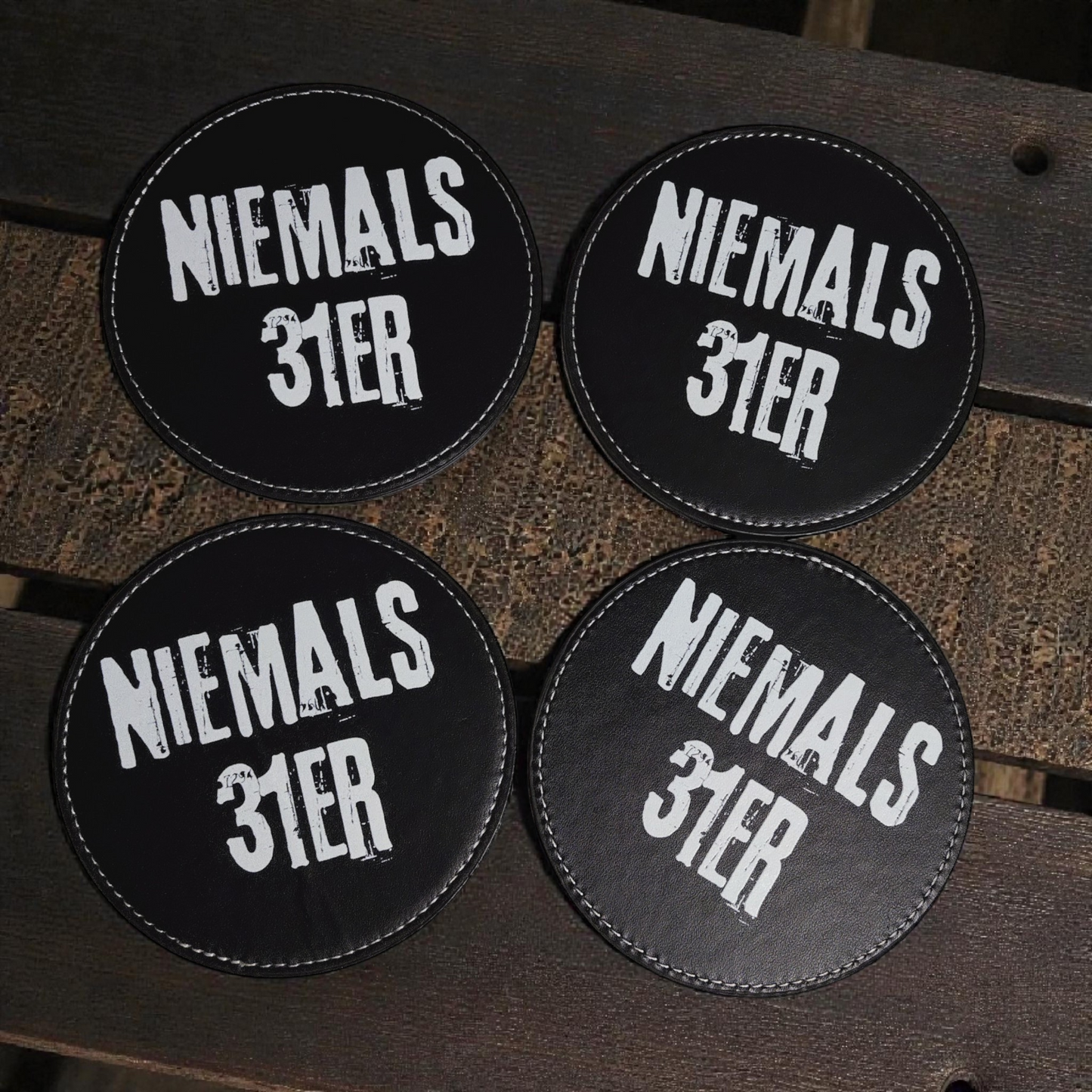 "Niemals 31er" Untersetzer 4 Stk.