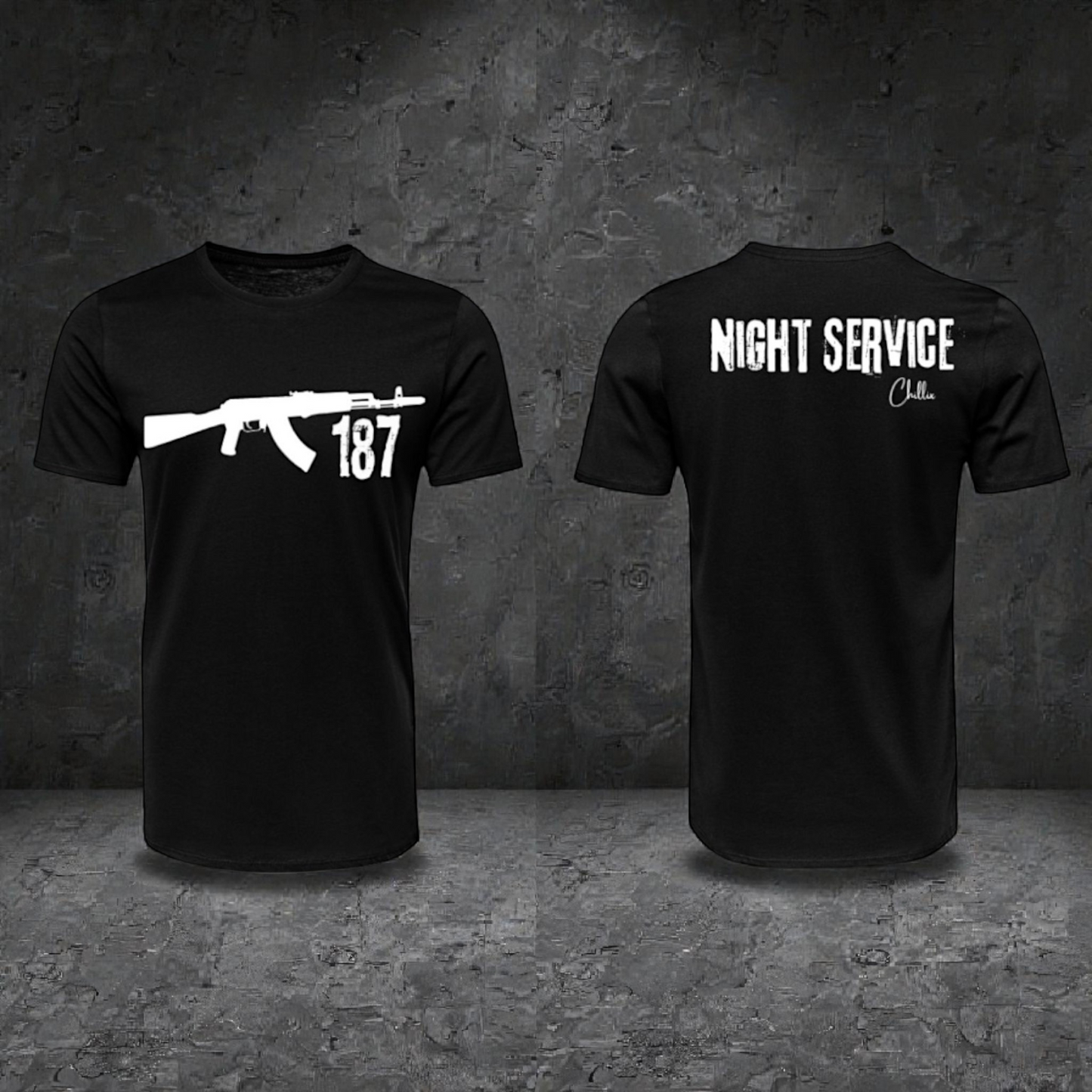 "Night Service" T-Shirt (schwarz)