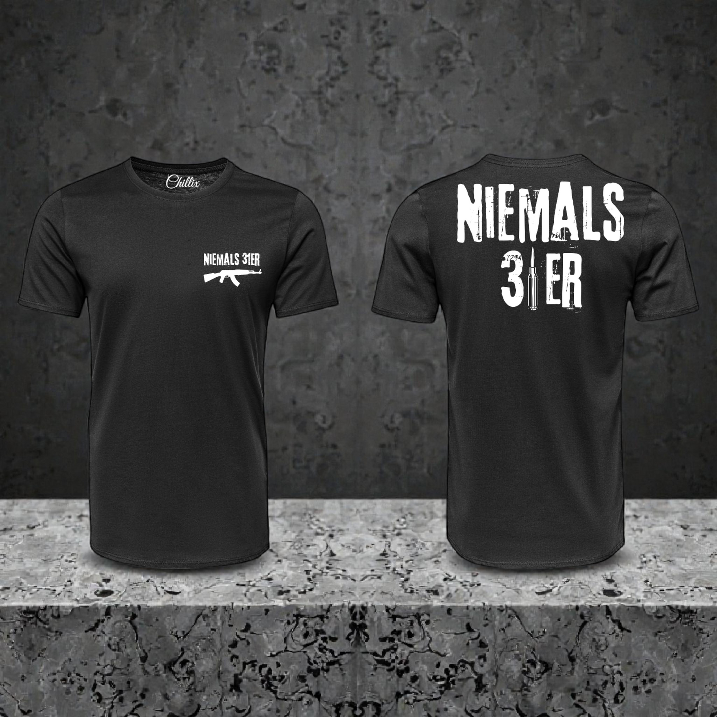 "Niemals 31er" T-Shirt (schwarz)
