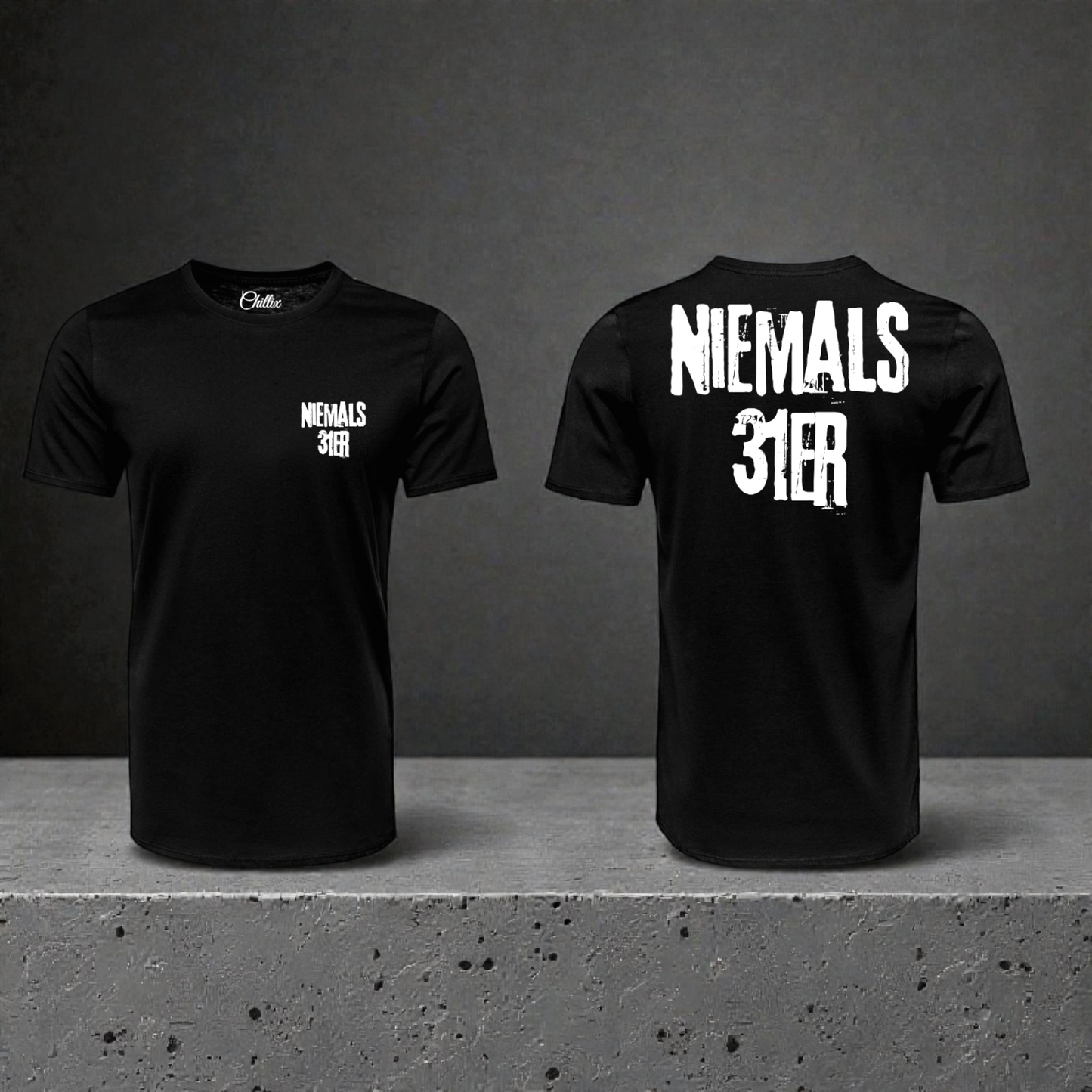 "Niemals 31er" T-Shirt (schwarz) - 2024