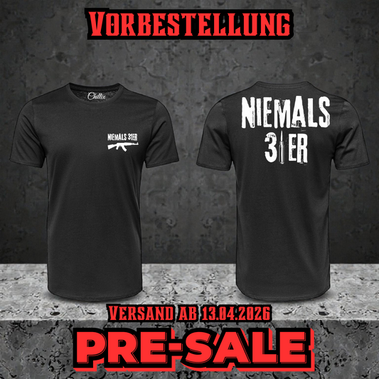 "Niemals 31er" T-Shirt (schwarz)