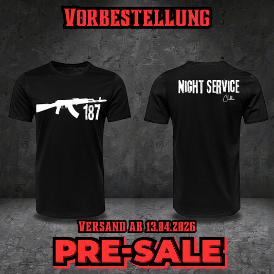 "Night Service" T-Shirt (schwarz)